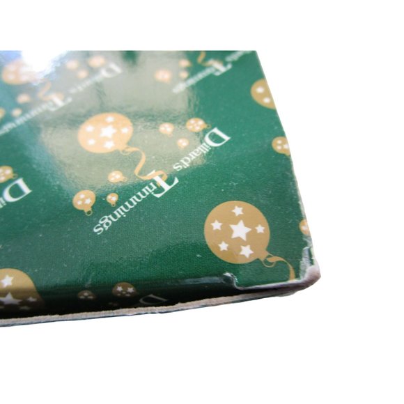 Dillards Trimmings Mercury Style Ornaments Silver Teardrop Blue Reflector NIB - Picture 9 of 16